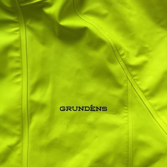 Grundens Men's Neptune 319 Fishing Jacket Waterproof Hi-Viz Yellow Rain Coat Sm - Picture 12 of 16